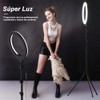 KOSCHEAL Aro de Luz con Tripie 10, hasta 1.8 m,