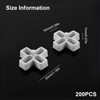 10mm Tile Spacers - ShiningUU 200 Pcs Cross Shaped Paving