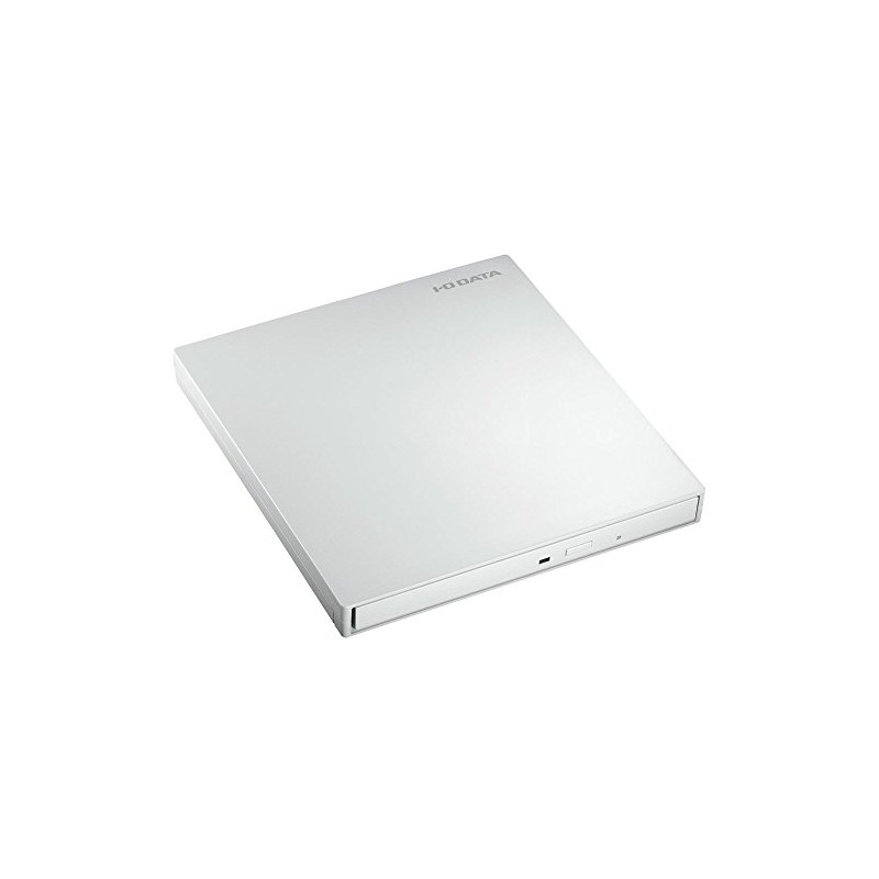 iO Data Device USB 3.0/2.0 Compatible Portable BDD Pearl White