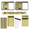 Army OCP Military Notebook Binder with Zippered Padfolio Organizer and