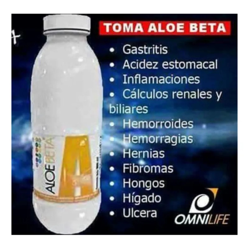 2 Botellas De Aloe Beta Sabor Píña Bote 960ml Piña