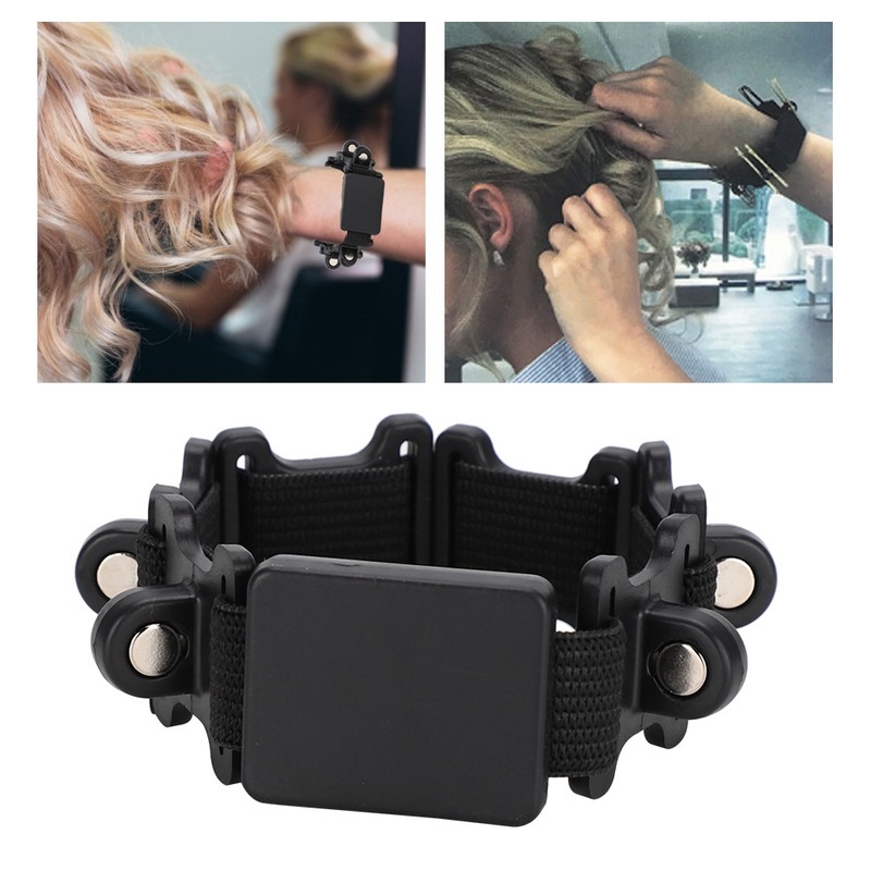 Magnetic Clip& Pin Bracelet Hairdressing Styling Salon Barber Tool