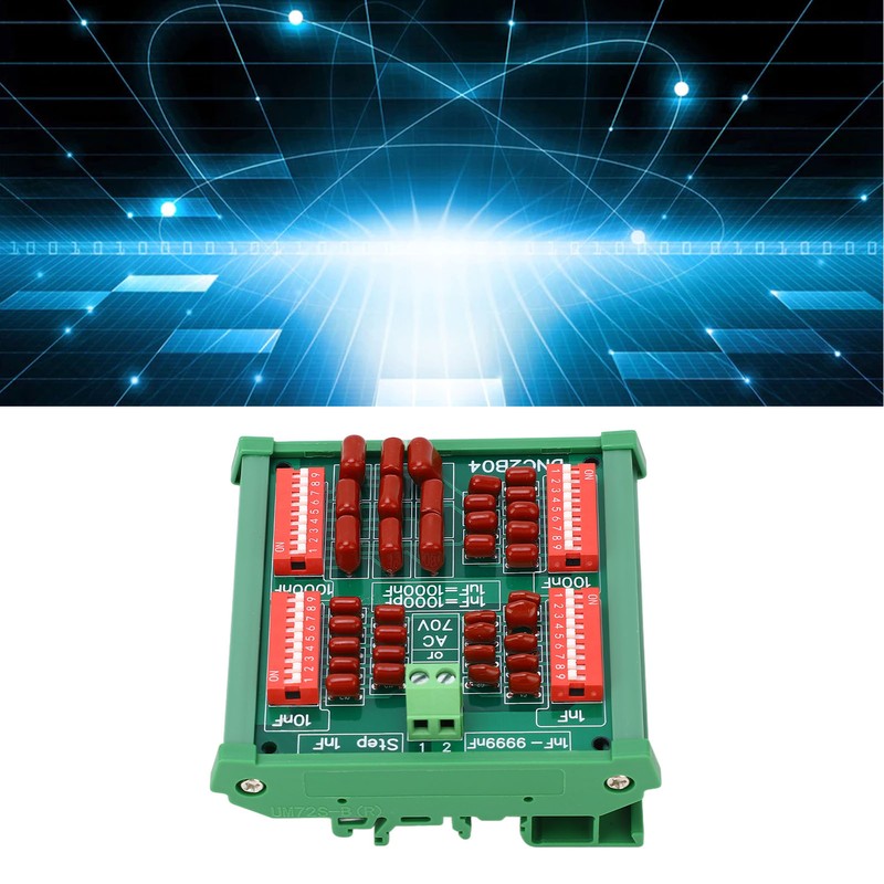 1nF Step 4 Digit Decade Programmable Capacitor Board Polypropylene Film