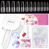 Saviland Nail Tips Kit 240pcs Ultra Thin Nail Tips 6-IN-1