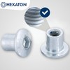 HEXATON Sleeve Nut M6 x 15 x 10mm - 50