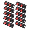 SHOWERORO 10pcs Speaker Box Connectors Loudspeaker Terminal Binding Post for