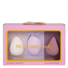 CALA - "No shade babe" esponjas para mezclar base/maquillaje (3 piezas, tonos piel)