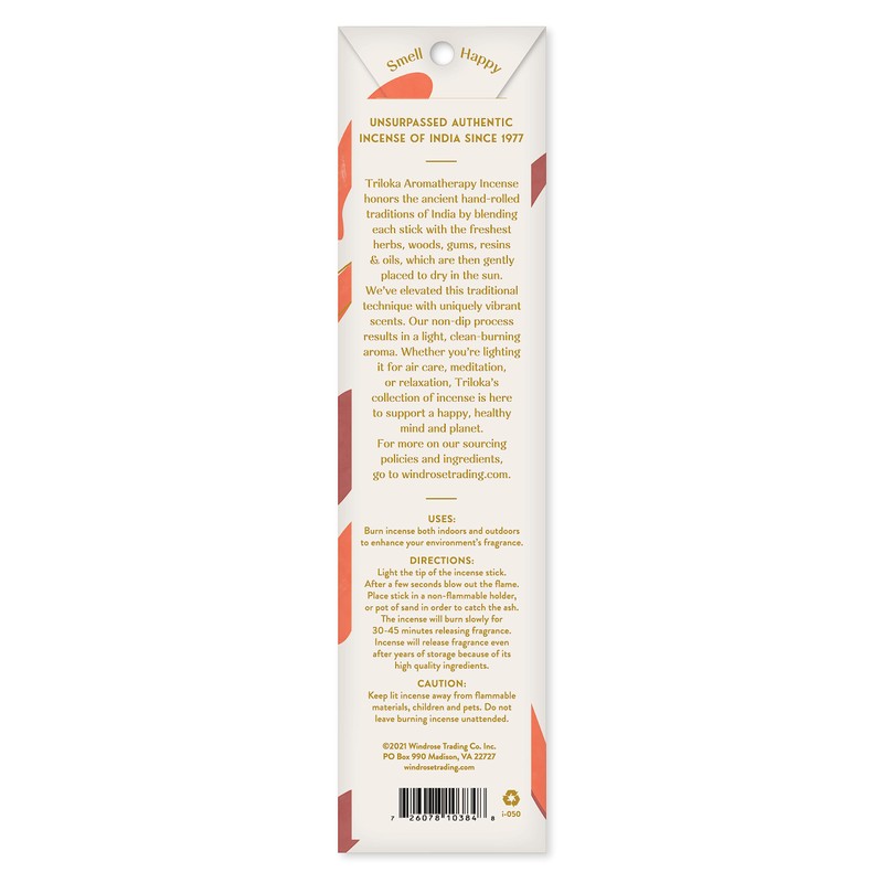 Triloka Original Incense, Saffron, 10 Sticks
