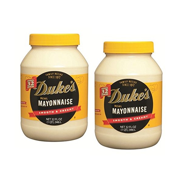 Duke's Real Mayonnaise, 32 oz. jar (2-pack case)