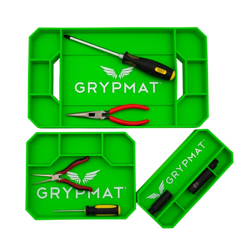 Grypmat Plus Grip Mat for Mechanics - Non-Slip Flexible Silicone