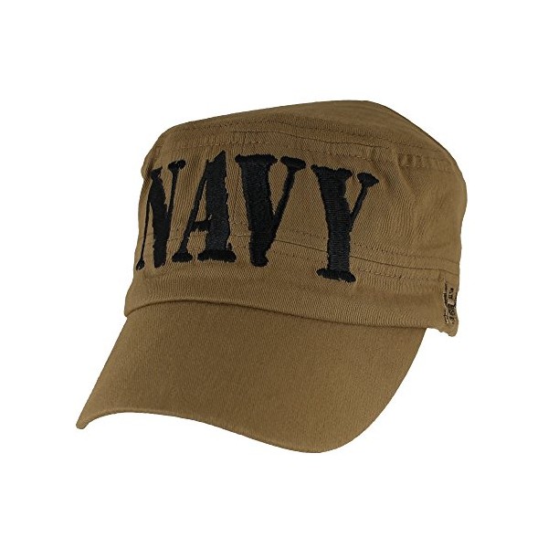 U.S. Navy Flat Top Hat, Coyote Brown