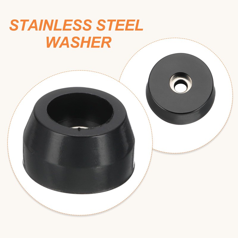 PATIKIL 28 Set Rubber Feet, 23x18x16mm Cutting Board Feet Non