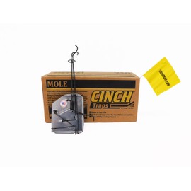 Cinch Mole Trap Kit, Professional-Grade, Heavy-Duty Reusable Trap System for Mole and Small Rodent Control | Easy Set, Humane, No Chemicals, Ideal for Lawns, Gardens, and Farms | Made in USA (Medium)