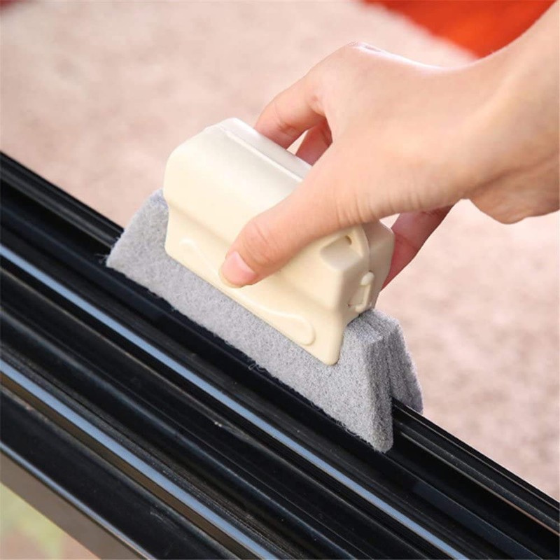 Groove Gap Cloth Window Door Track Multifunctional Cleaning Brush Color: