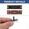 QUARKZMAN Pack of 2 Straight Single Linear Slider Potentiometer 3