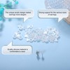 XLIUAX 50Pcs Clear Silicone Earring Backs for Droopy Ears, Earring