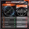 RASTP Universal Racing Steering Wheel,Drifting Deep Dish Steering Wheel 13.8”/350mm
