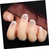 SAFIGLE 24pcs Nail Decals Imitation Pattern Stickers for DIY Manicure