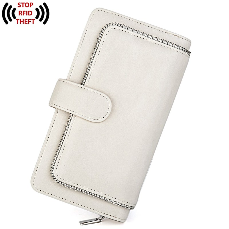 UTO Women's PU Leather Wallet Large Capacity 15 Card Slots