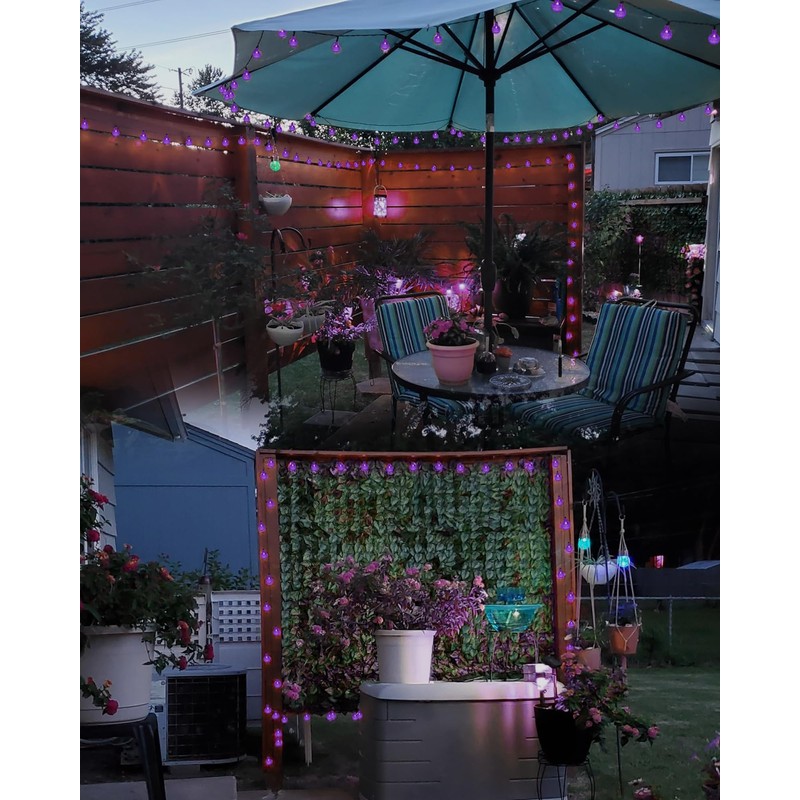Selarlyt 2 Pack 120 LED Solar String Lights Outdoor Waterproof,