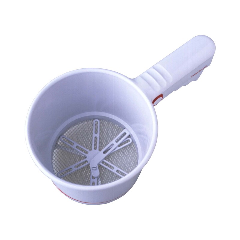 Tiger Crown 1687 Powder Sifter, White, 4.7 x 8.3 x