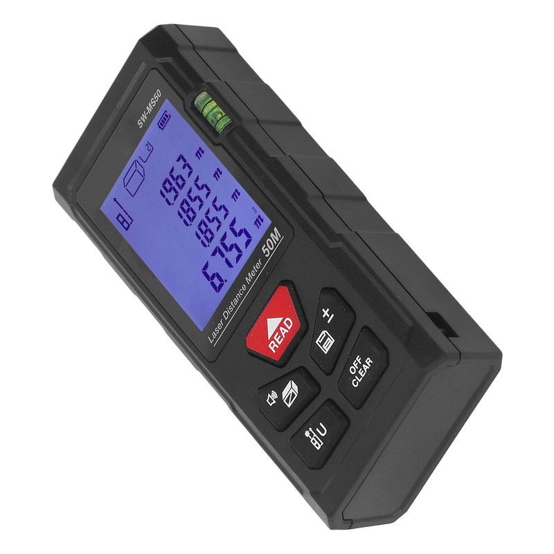 Laser Measure Distance Meter 50m Digital Display Tool for Construction