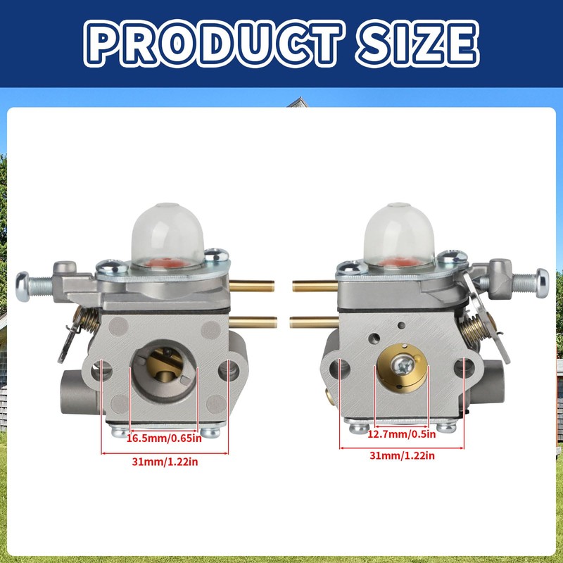 WS2200 Carburetor for Craftsman WC2200 WC210 WS210 25cc 27cc String