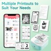 Phomemo Sticker Printer, Q02 Print Pods Mini Printer Thermal Bluetooth