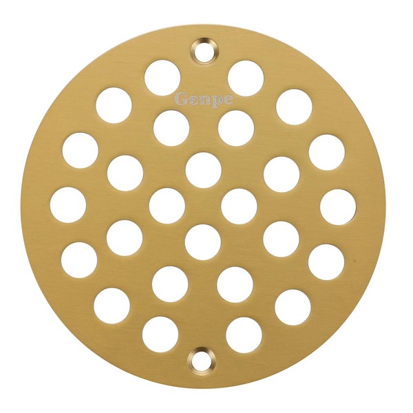 Genpe Round 4 Inch Screw-in Floor Drainer Cover Replacement Shower
