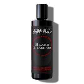 Refreshing Beard Shampoo and Face Wash with Peppermint Tea Tree and Argan Oil - for Thicker and Softer Beard (4oz)