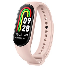 Fitness Activity Trackers with All-Day Heart Rate Blood Pressure Blood Oxygen Sleep Monitoring Step Running Calorie Counter IP67 Waterproof Pedometer Sports Watch for Women Men Kids Seniors Pink