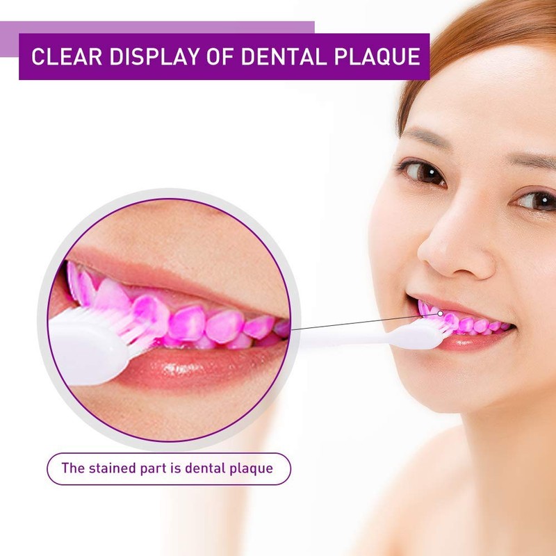 Dental Plaque Disclosing Tablets for Kids & Adults - Showing