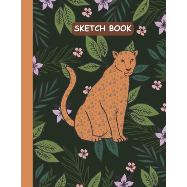 Cheetah Sketchbook: Notebook for Girls, Boys and Artists To Drawing