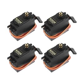 Anlayliay 4PCS Servo Motor for Control Angle180 Metal Gear Servo 20KG Digital High Speed Torque Servo Motor for Smart Car Robot