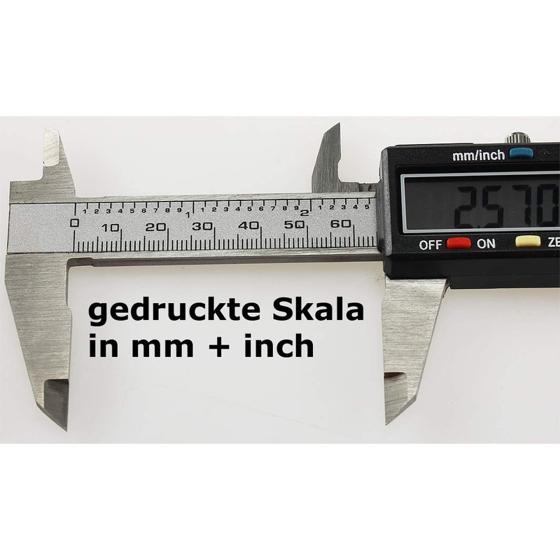digitale Präzisions-Schieblehre 150mm, LCD-Anzeige, in Kunststoffbox