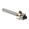 1/4in Shank Architectural Router Bit 4 Flute Round Corner Molding