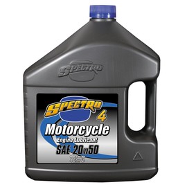 Spectro 4 Motorcycle Engine Lubricant 20w50 Oil (4 Liter Jug)