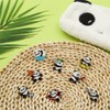 8 Pieces Cute Panda Brooch Pin Set Enamel Pandas Doing