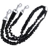 3 Way No-Tangle Triple Coupler Dog Pets Bungee Walking Leash