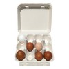 Vintage White Egg Cartons- Classic 3x4 Style Holds 12 Large