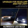 AUIMSOCO 4x 9005 9006 LED Combo Headlight Bulbs High Low