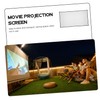 Mipcase Lightweight Portable Blank Projection Screen for Indoor and Outdoor