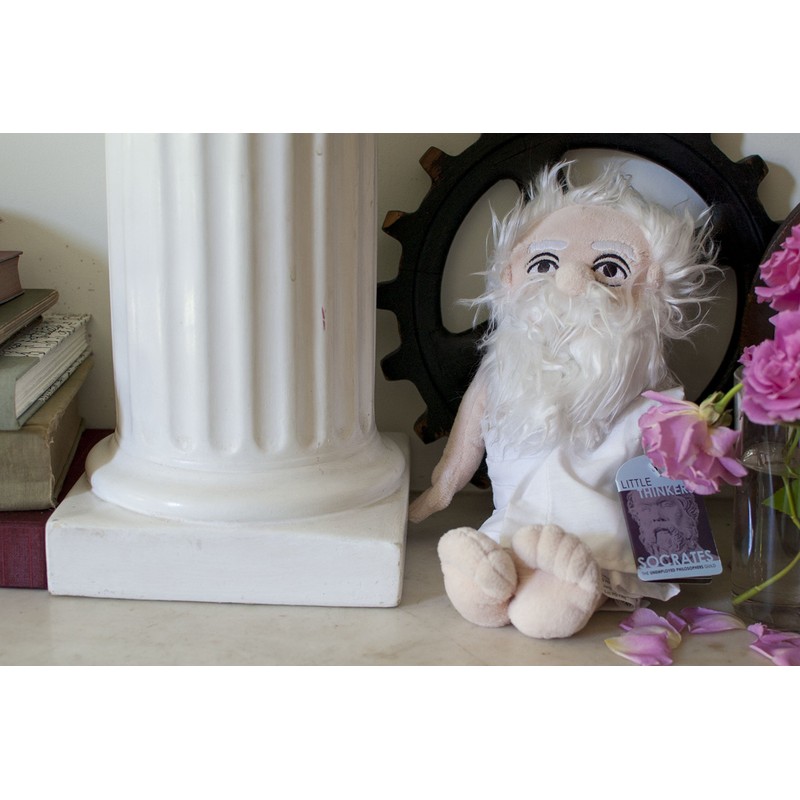 The Unemployed Philosophers Guild Socrates Doll - 11" Soft Stuffed