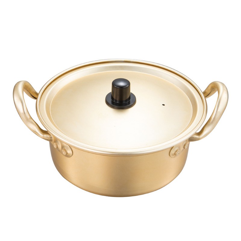 Ramen Pot Korea Ramen Cooking Pot Double Handle Aluminum Fast
