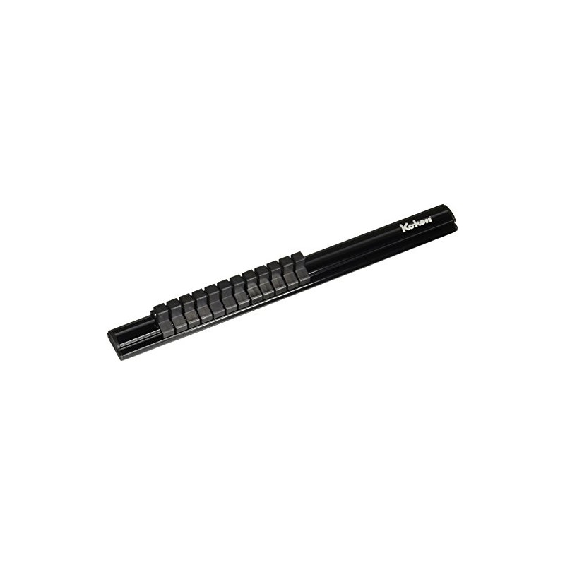 Koken RSAL300-3/8X12 Aluminum Socket Rail 3/8 (9.5 mm) SQ. 12