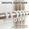 50 Pcs White Plastic Windproof Hanger Hooks Clothes Hanger Buckle