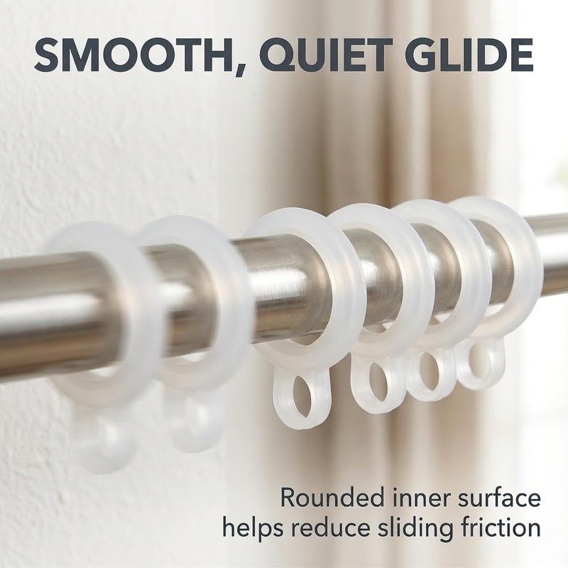 50 Pcs White Plastic Windproof Hanger Hooks Clothes Hanger Buckle