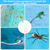 2Pcs Pool Skimmer Hook, Stainless Steel Skimmer Basket Handle Extended