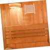 SHINEOFI Wooden Ventilation Grille for Sauna Room Stylish Air Vent