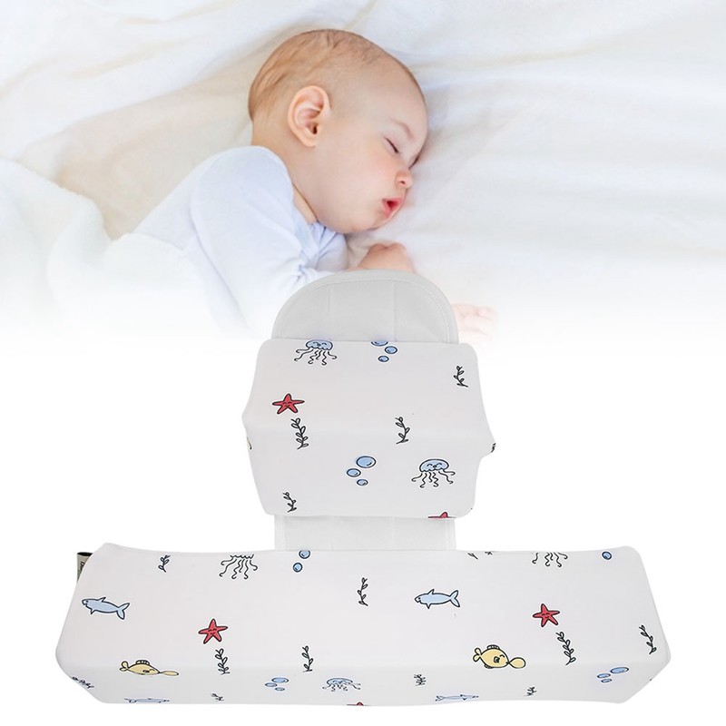 Baby Sleeping Pillow Ergonomic Newborn Head Pillow Soft Detachable Infant